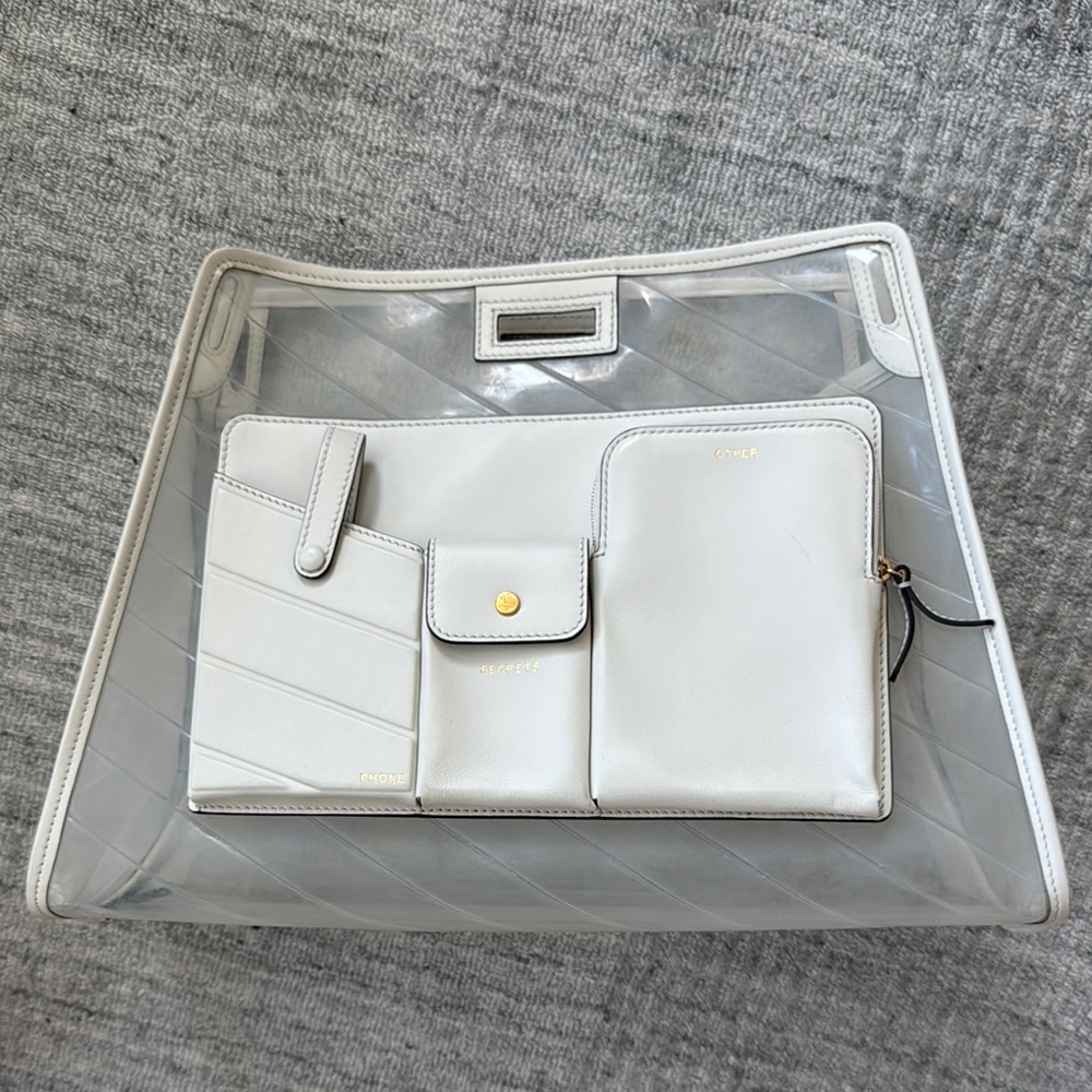 Fendi Peekaboo Medium Defender leather pvc vintage